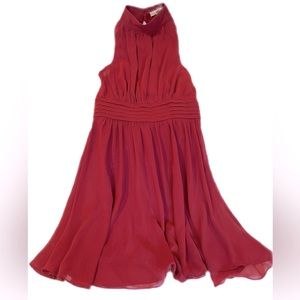 Los Angeles Women’s Burgundy Sleeveless Special Occasion Dress Size Small